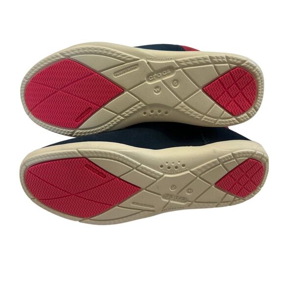 Crocs Boots Womens Size 6 Adela Foldover Fuzz Bottie Shoe Slip On Leather NWOB - Picture 12 of 14